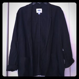 Black Linen Blazer XL from Old Navy NWT